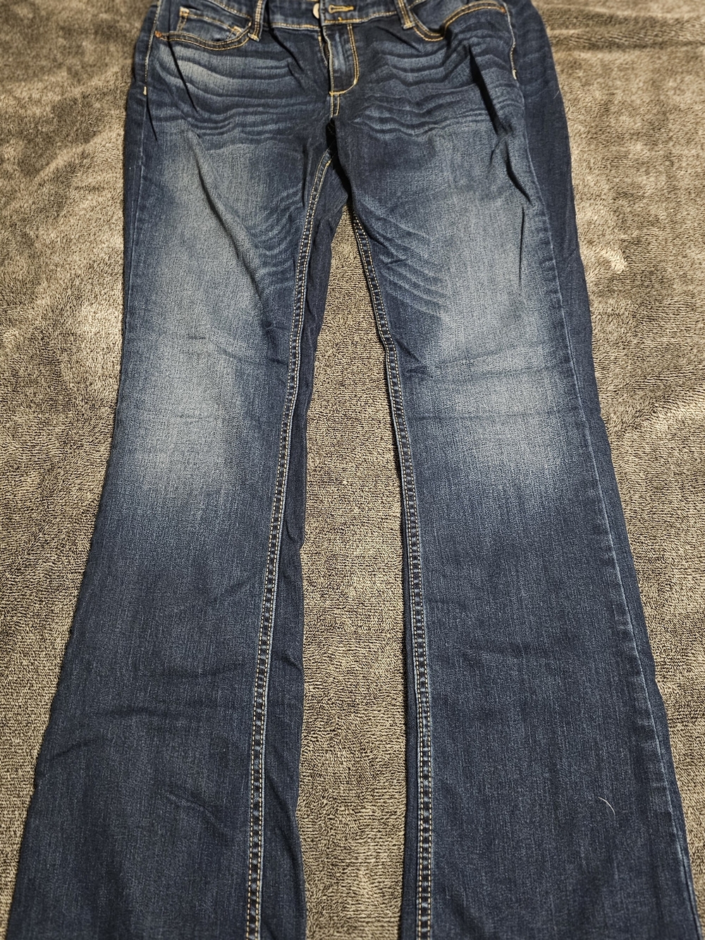 Arizona Jean Company Women's Dark Blue Flare Jeans